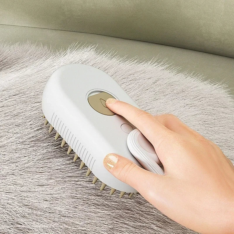 USB oplaadbare 3-in-1 huisdierverzorgingsborstel voor hond & kat