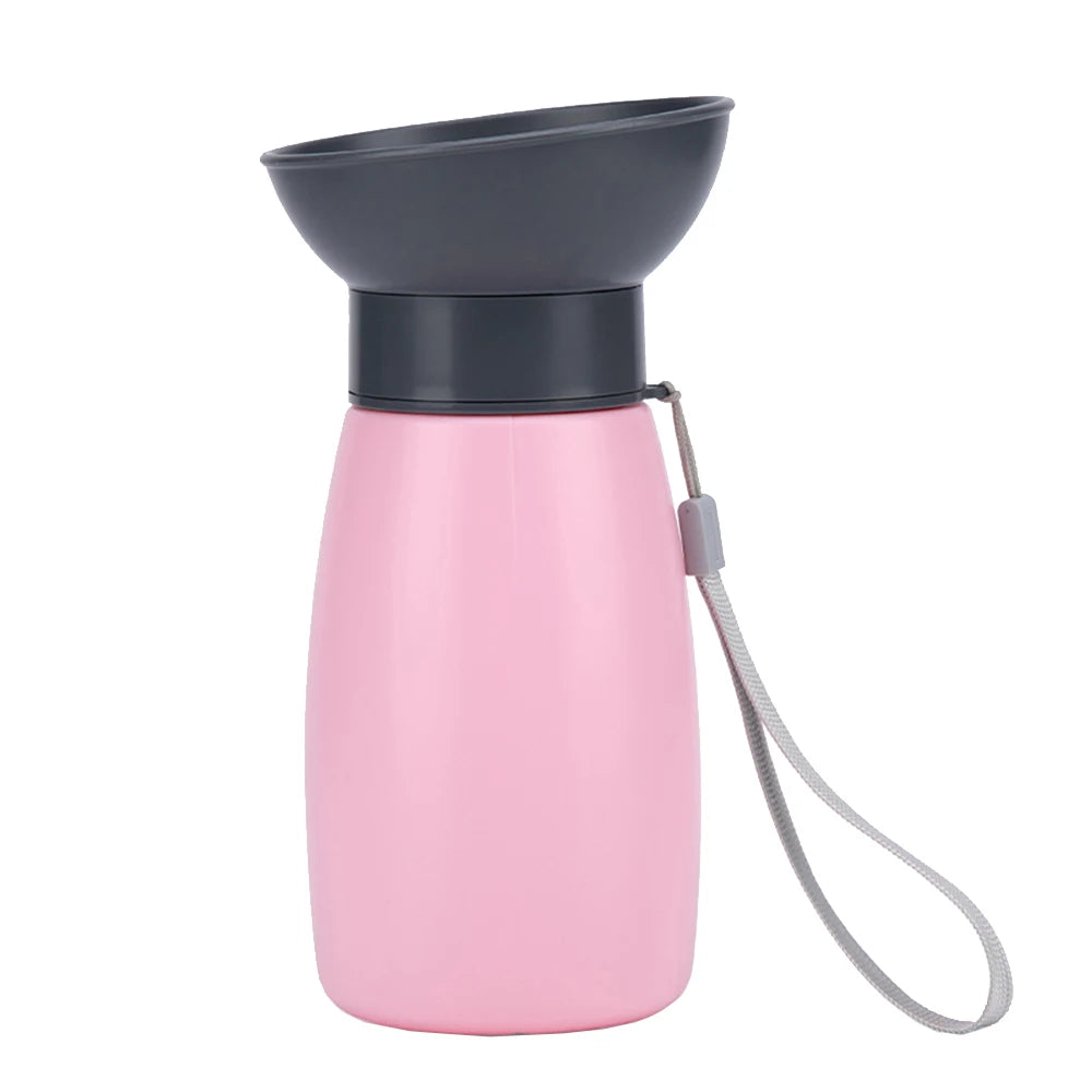 Pockoo WoofBottle™ – Draagbare waterfles voor honden (600ml) | Ideaal voor wandelen & reizen