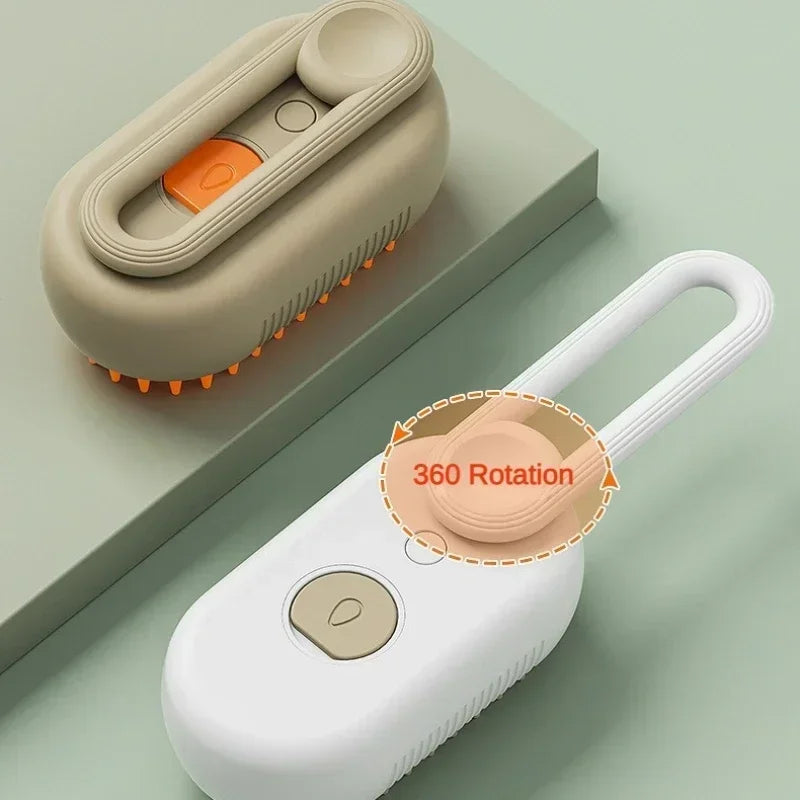 USB oplaadbare 3-in-1 huisdierverzorgingsborstel voor hond & kat