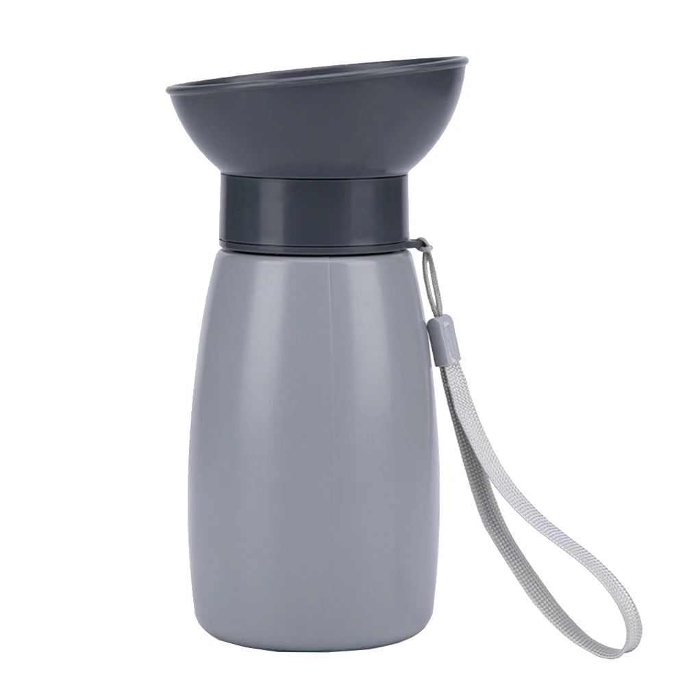 Pockoo WoofBottle™ – Draagbare waterfles voor honden (600ml) | Ideaal voor wandelen & reizen