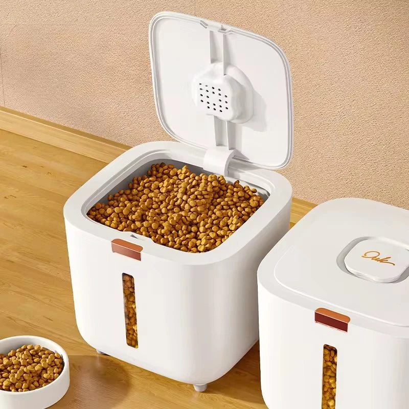 Voedselopslagvat huisdier – 5 kg / 7 kg luchtdichte container voor honden- & kattenvoer