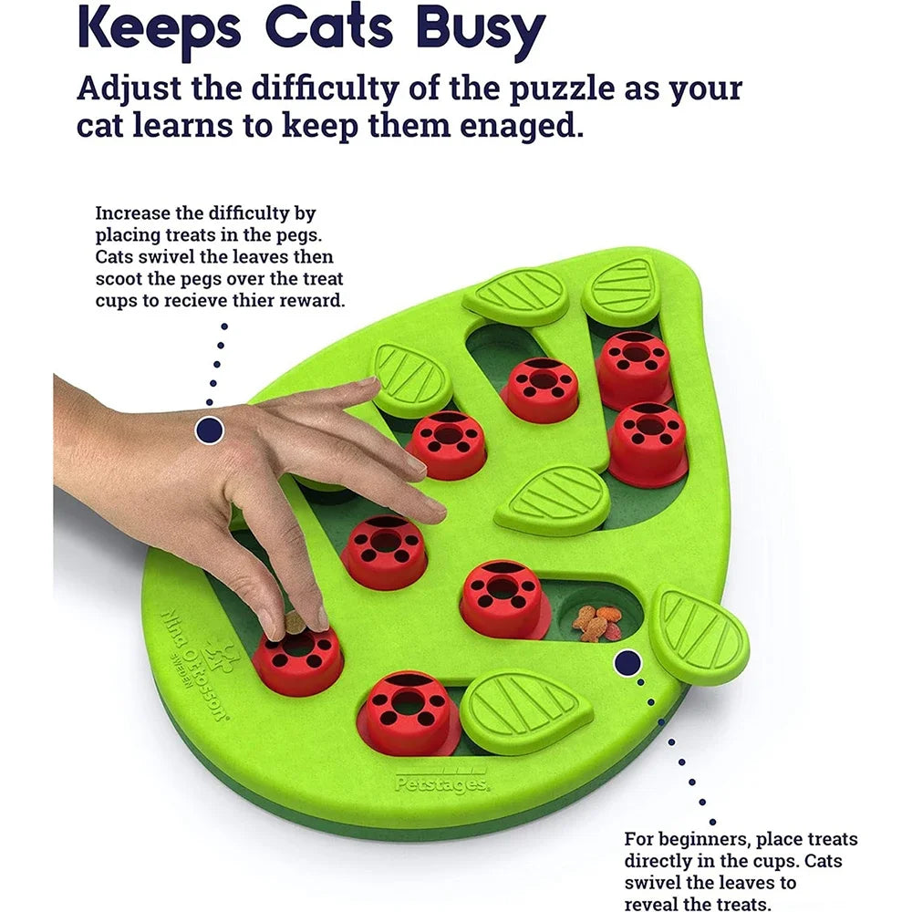 Interactieve kattenpuzzel – Stimuleer jacht en speelplezier