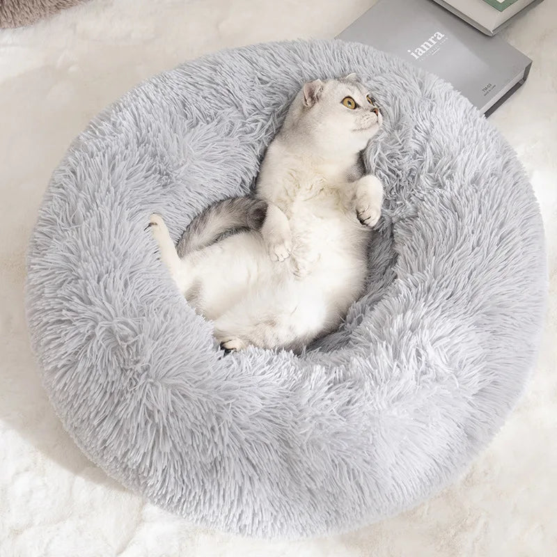 De ultieme chillplek voor hond & kat – Fluffy donutmand