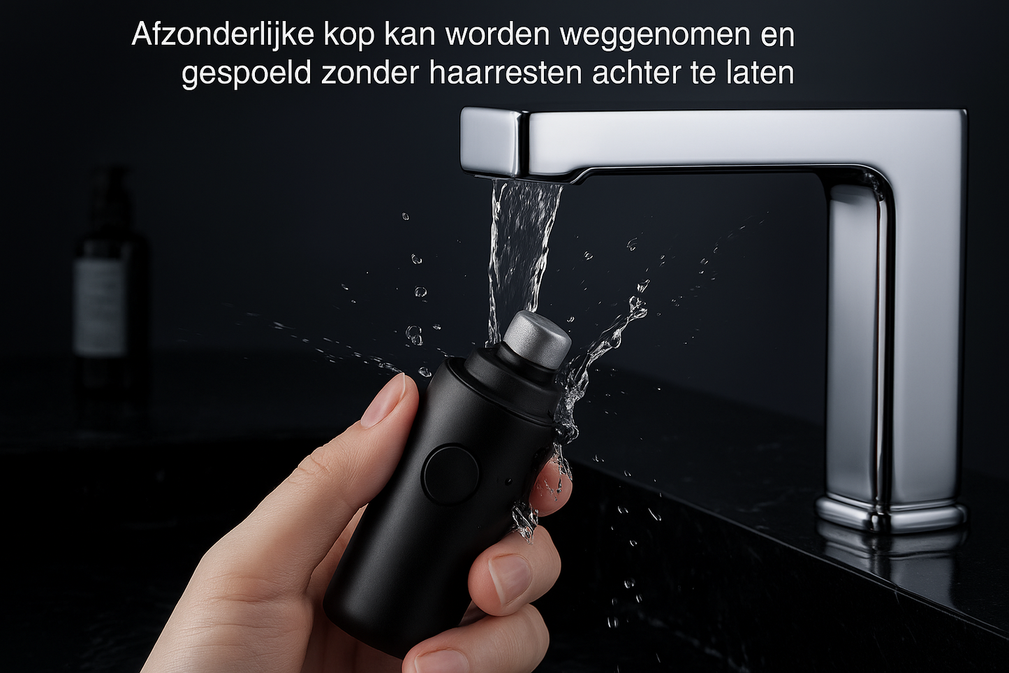 Afneembare kop reiniging