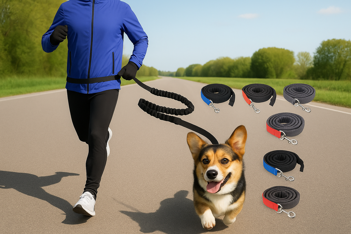 Hardloop tractieriem zonder tekst
