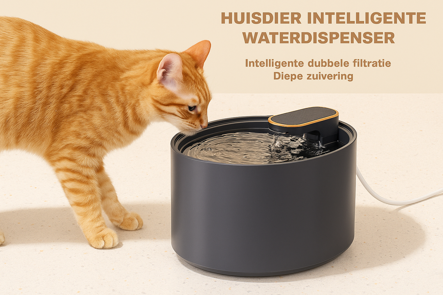Huisdier intelligente waterdispenser