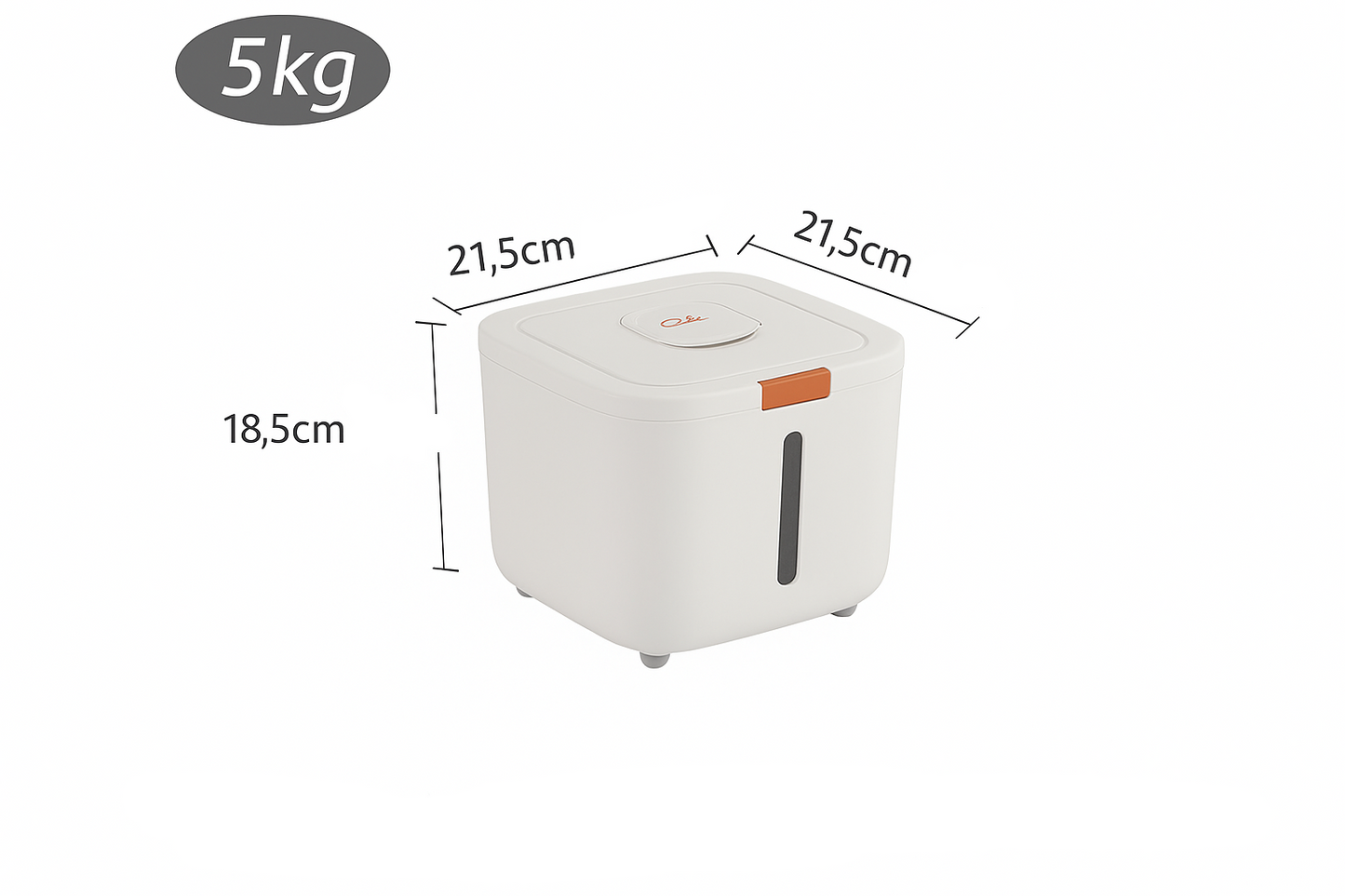 Nederlandse voedselcontainer 5kg