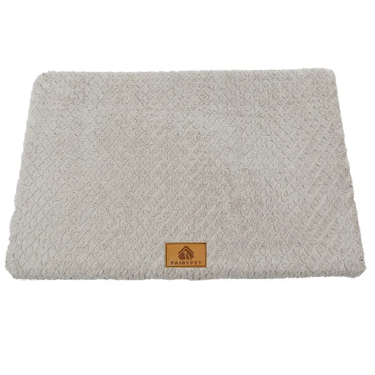 Comfort memory foam hondenbed – Orthopedisch & waterdicht met wasbare pluizige hoes