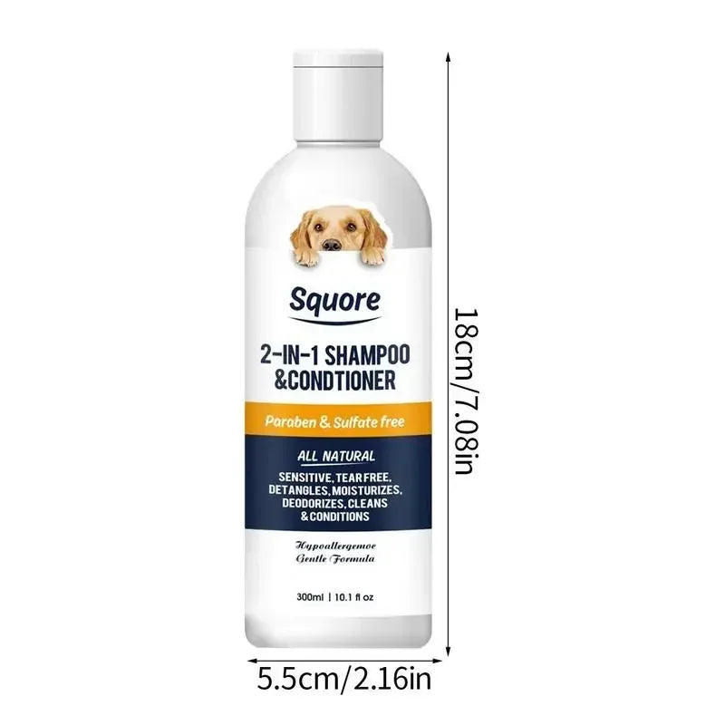 Puppyshampoo & Conditioner 2-in-1 – Natuurlijke hydraterende shampoo voor gevoelige huid