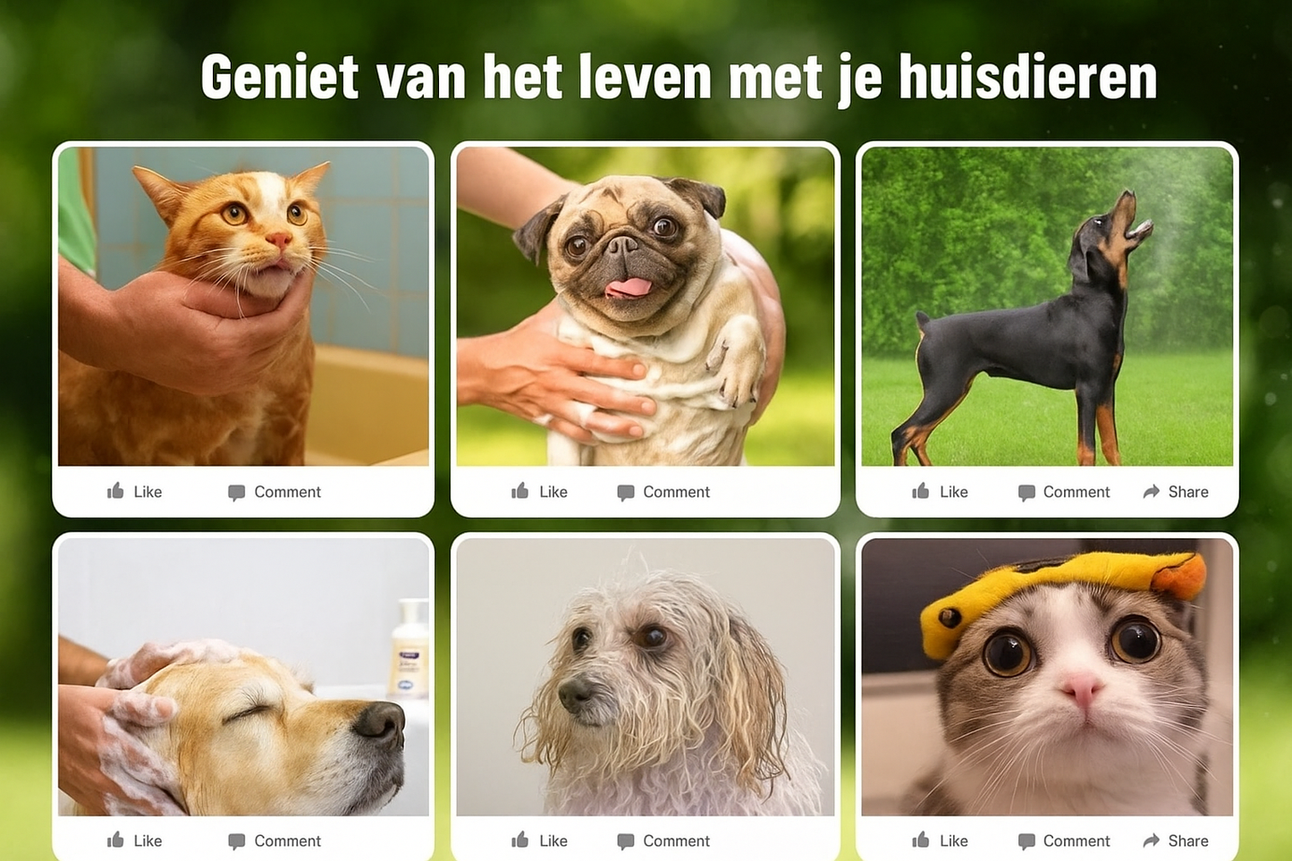 Geniet van het leven met je huisdieren